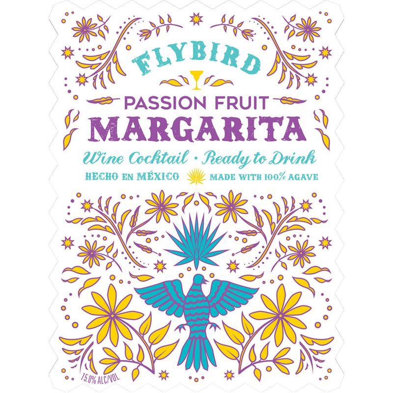 slide 2 of 3, Flybird Passion Fruit Margarita Wine Cocktail - 750ml Bottle, 750 ml