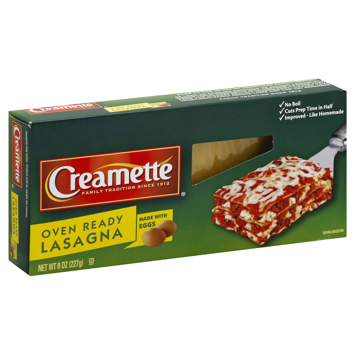 slide 5 of 5, Creamette Oven Ready Lasagna Pasta, 8 oz