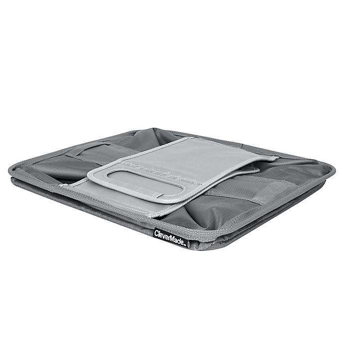 slide 2 of 8, CleverMade SnapBasket TrunkCaddy - Grey, 45 liter