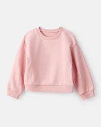 Carter's Carters Toddler Girl Long-Sleeve Pullover Sweatshirt - Pink Pink 5T
