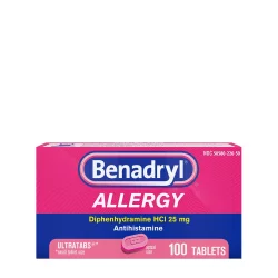 Benadryl Allergy Relief Tablets Diphenhydramine Hcl