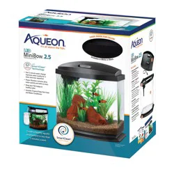 Aqueon LED MiniBow Kit SmartClean Black 2.5 gallon