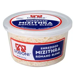 Dodoni® Shredded Mizithra Romano Blend Cup - 5 oz