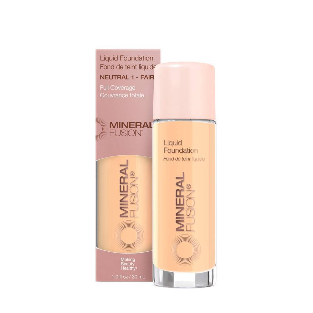 slide 2 of 3, Mineral Fusion Liquid Foundation - Neutral 1 - Fair - 1.0 fl oz, 1 fl oz