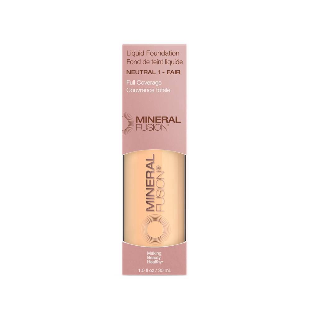 slide 3 of 3, Mineral Fusion Liquid Foundation - Neutral 1 - Fair - 1.0 fl oz, 1 fl oz