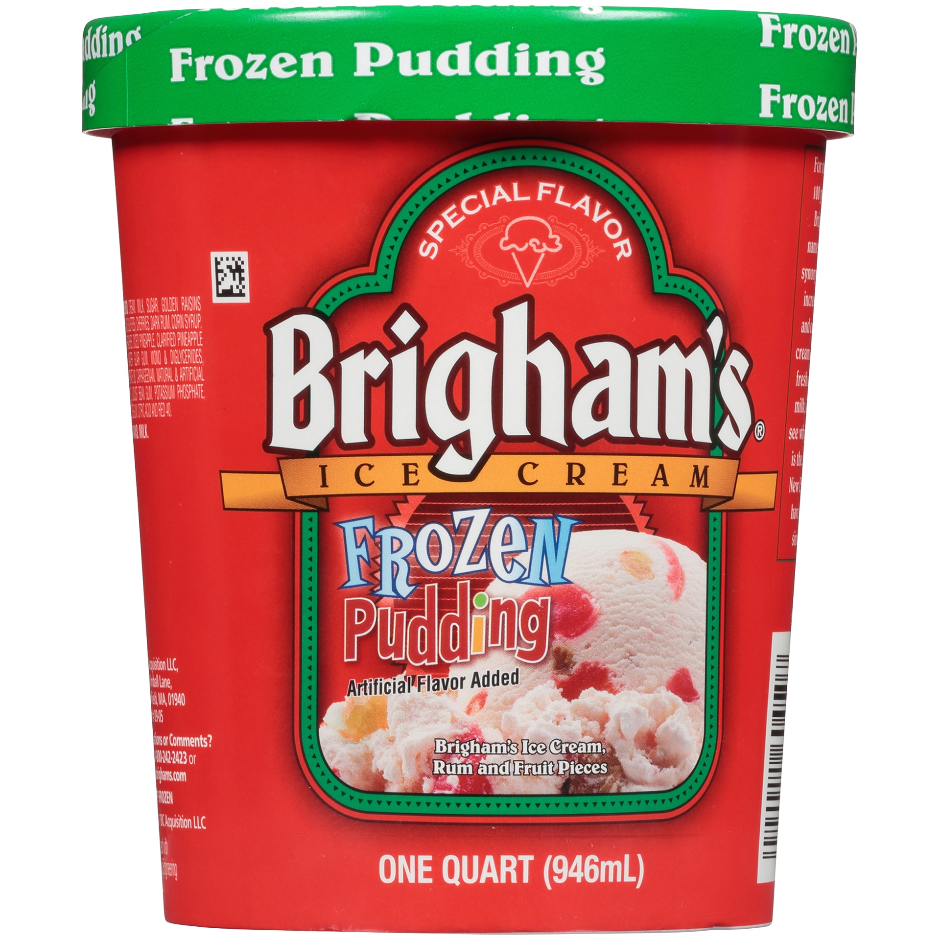 slide 4 of 7, Brigham's Limited Edition Frozen Pudding Ice Cream, 1 qt
