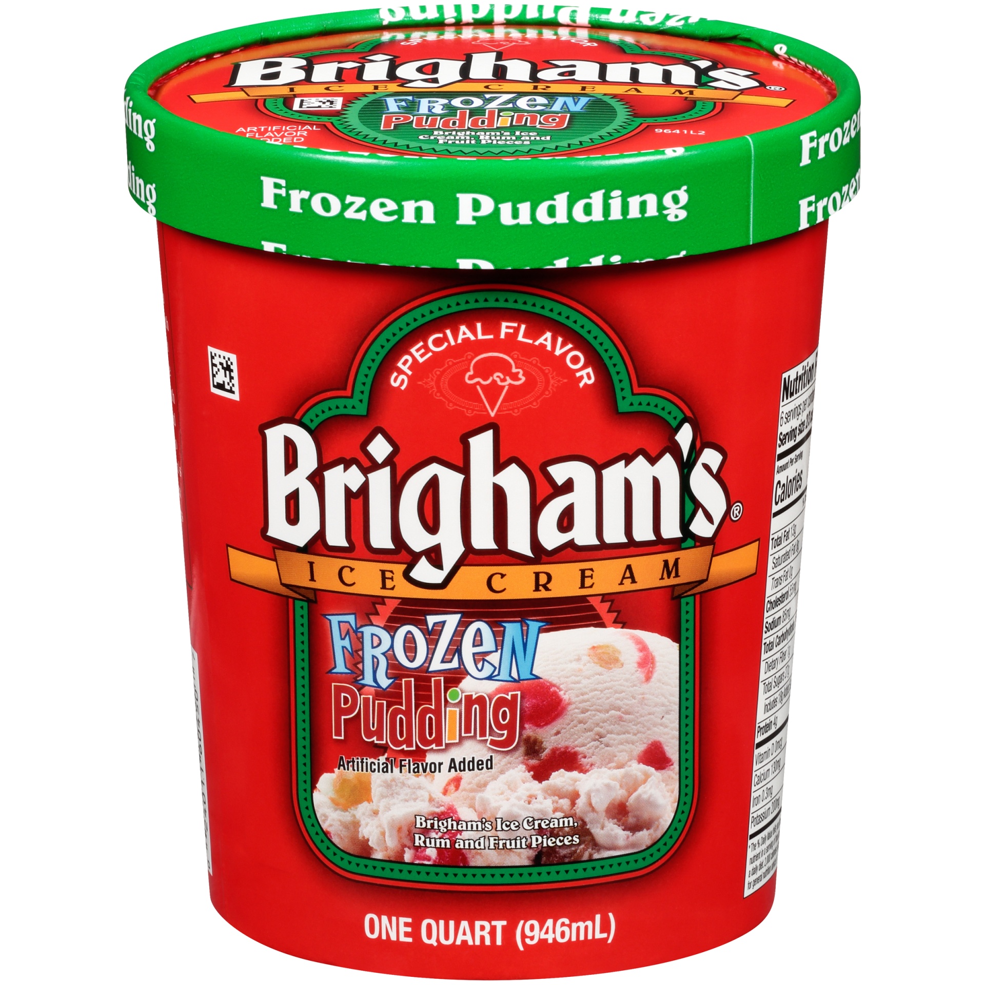slide 1 of 7, Brigham's Limited Edition Frozen Pudding Ice Cream, 1 qt