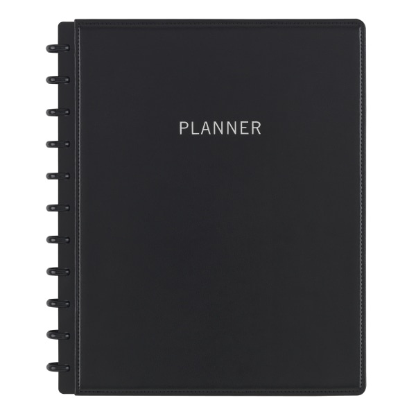 slide 1 of 5, TUL Custom Note-Taking System Discbound Monthly Planner, Letter Size, Black, January To December 2020, 1 ct
