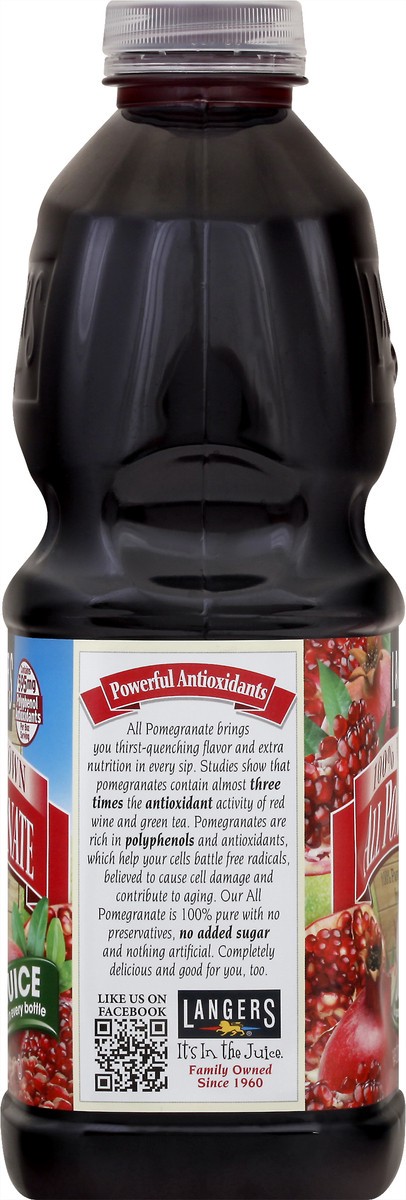 slide 11 of 13, Langers All Pomegranate 100% Juice 64 oz, 64 oz