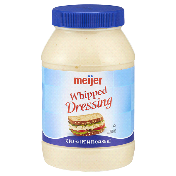 slide 1 of 1, Meijer Whipped Dressing, 30 oz
