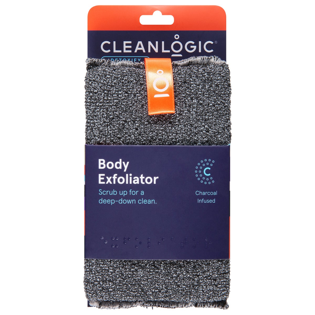 slide 1 of 9, Cleanlogic Detox Body Scrubber, 1 ct