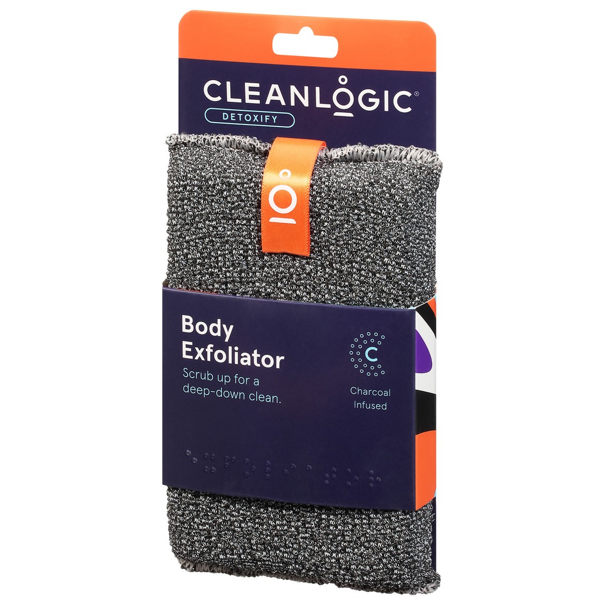 slide 5 of 9, Cleanlogic Detox Body Scrubber, 1 ct