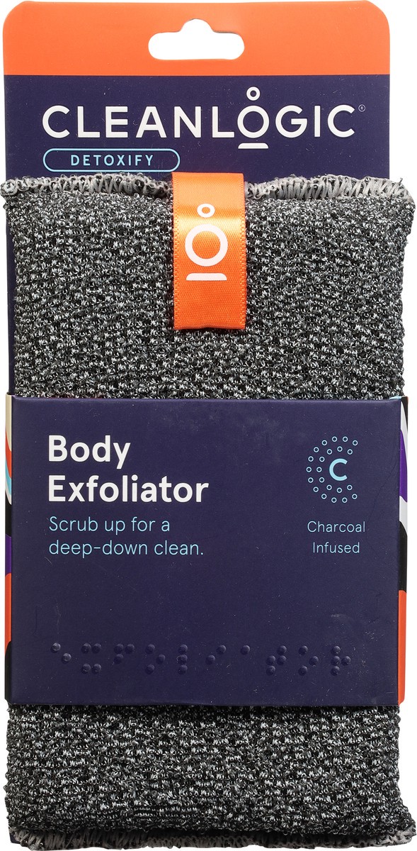 slide 9 of 9, Cleanlogic Detox Body Scrubber, 1 ct