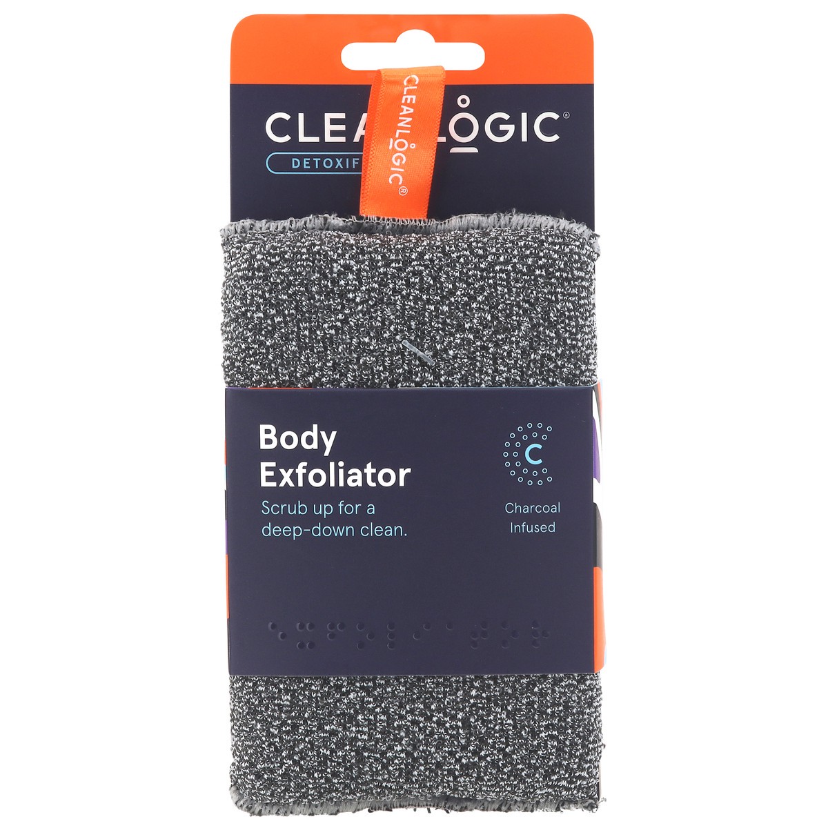 slide 1 of 9, Cleanlogic Detox Body Scrubber, 1 ct