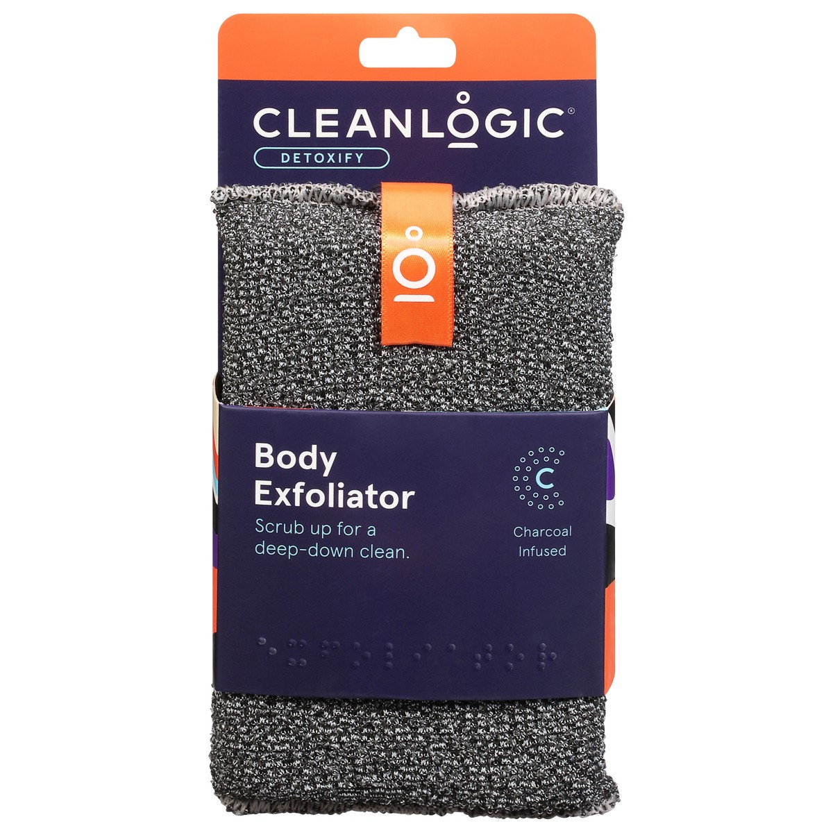 slide 6 of 9, Cleanlogic Detox Body Scrubber, 1 ct