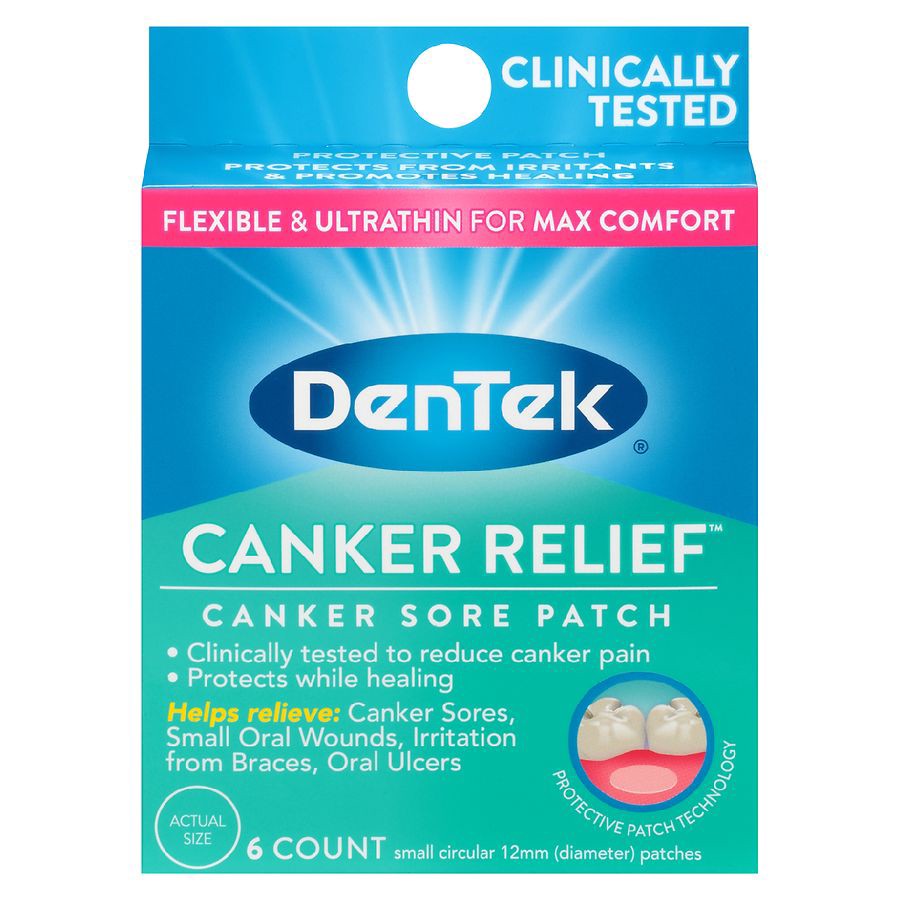 slide 1 of 6, DenTek Canker Relief, Sore Patch, 6 ct