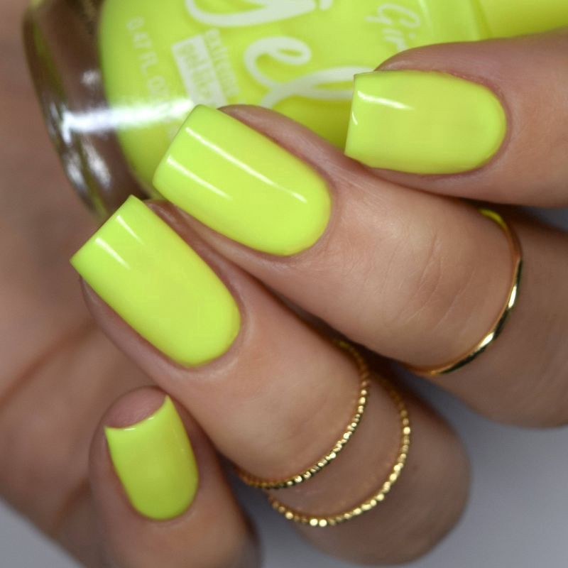 slide 3 of 3, L.A. Girl Cosmetics Neon Gel Like Nail Polish, Hi-Lite, 1 ct