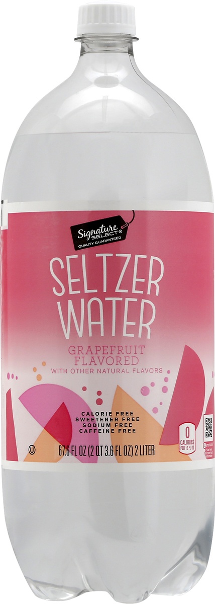 slide 2 of 11, Signature Select Seltzer Water - 2 liter, 2 liter