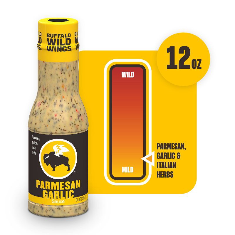 slide 6 of 8, Buffalo Wild Wings Parmesan Garlic Sauce - 12oz, 12 oz