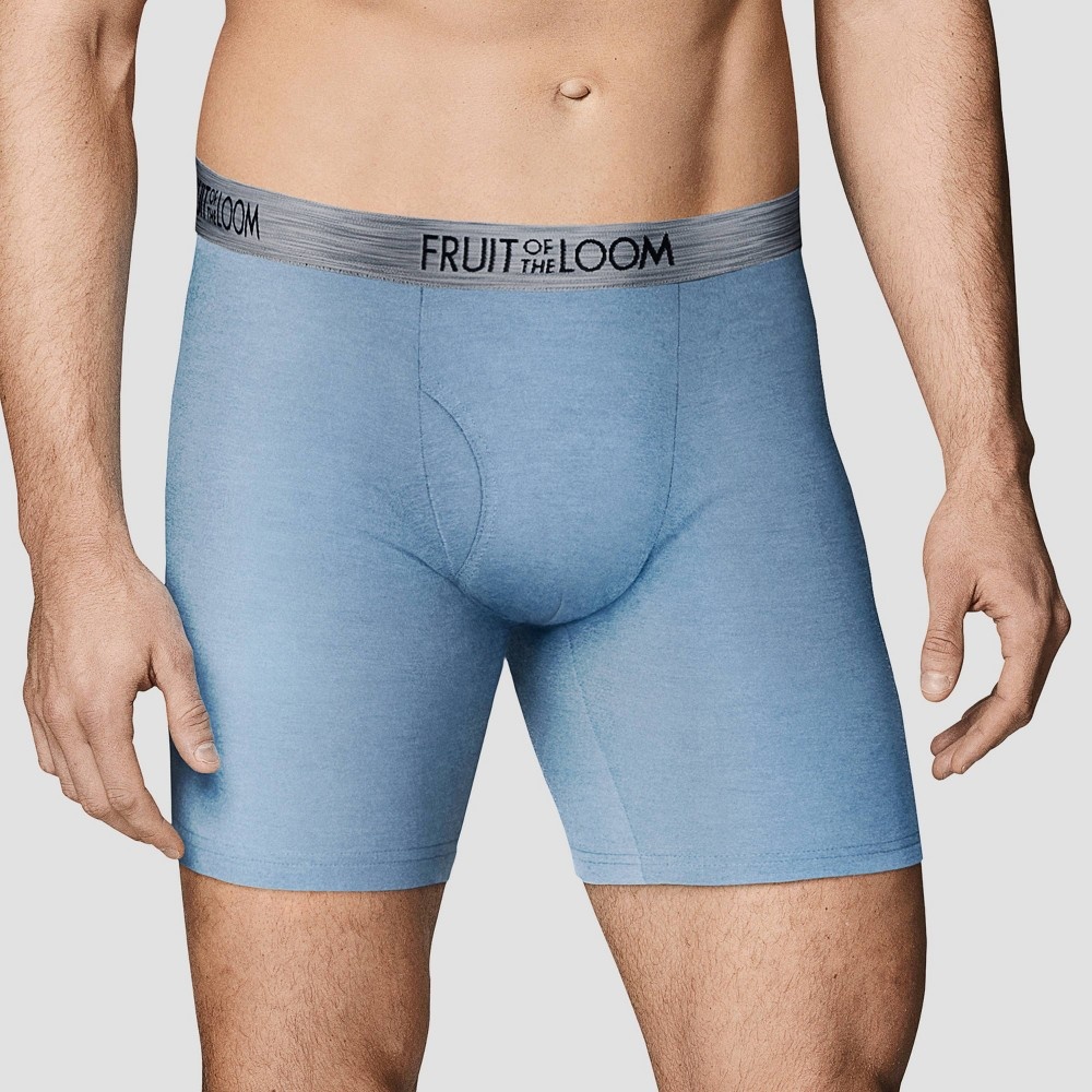 slide 3 of 3, Fruit of the Loom Select Men's ComfortSupreme Cooling Blend Boxer Briefs 6pk - Colors May Vary XL, 1 ct