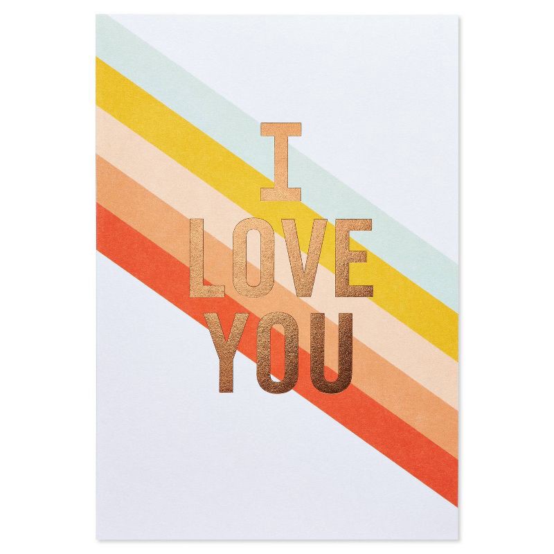 slide 4 of 5, Carlton Cards Romantic Thinking of You Card I Love You, 1 ct