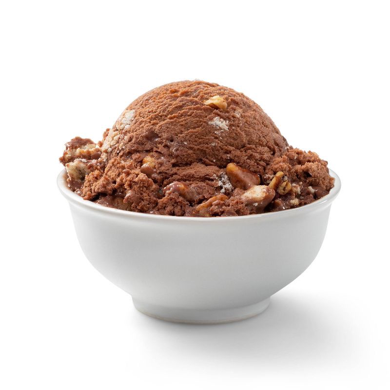 slide 3 of 3, Reduced Fat Chocolate Pecan Pie Ice Cream - 16oz - Favorite Day™, 16 oz