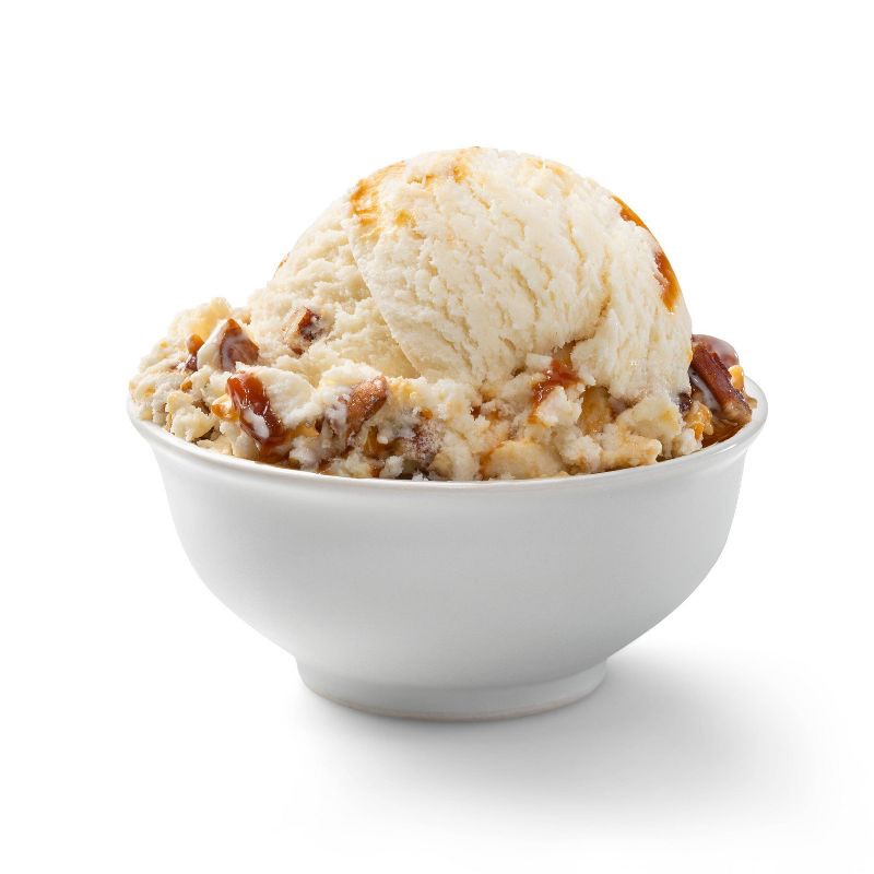 slide 3 of 3, Reduced Fat Caramel Maple Bourbon Pecan Pie Ice Cream - 16oz - Favorite Day™, 16 oz