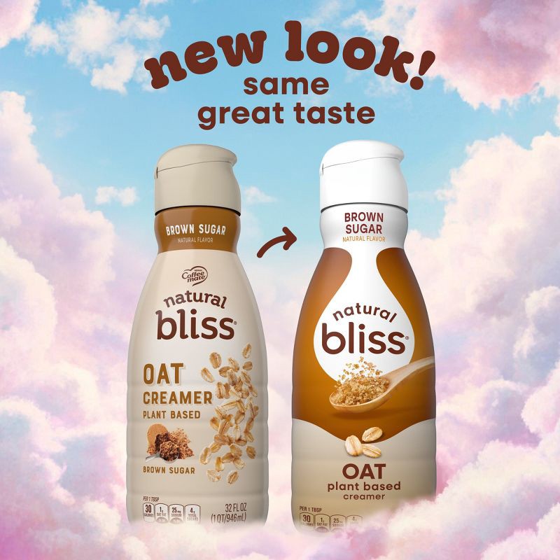 slide 3 of 10, Natural Bliss Brown Sugar Oat Milk Creamer - 32 fl oz, 32 fl oz