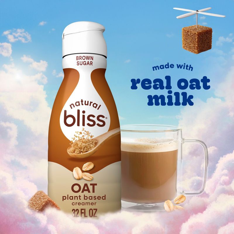 slide 6 of 10, Natural Bliss Brown Sugar Oat Milk Creamer - 32 fl oz, 32 fl oz