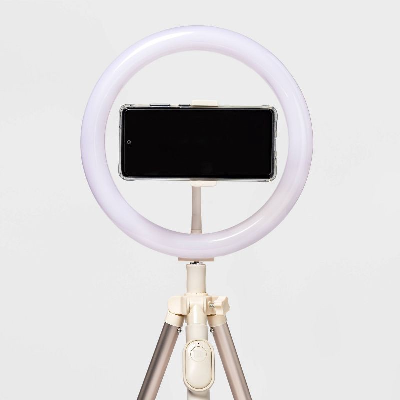 slide 2 of 4, Ring Light with Tripod - heyday™ Stone White, 1 ct