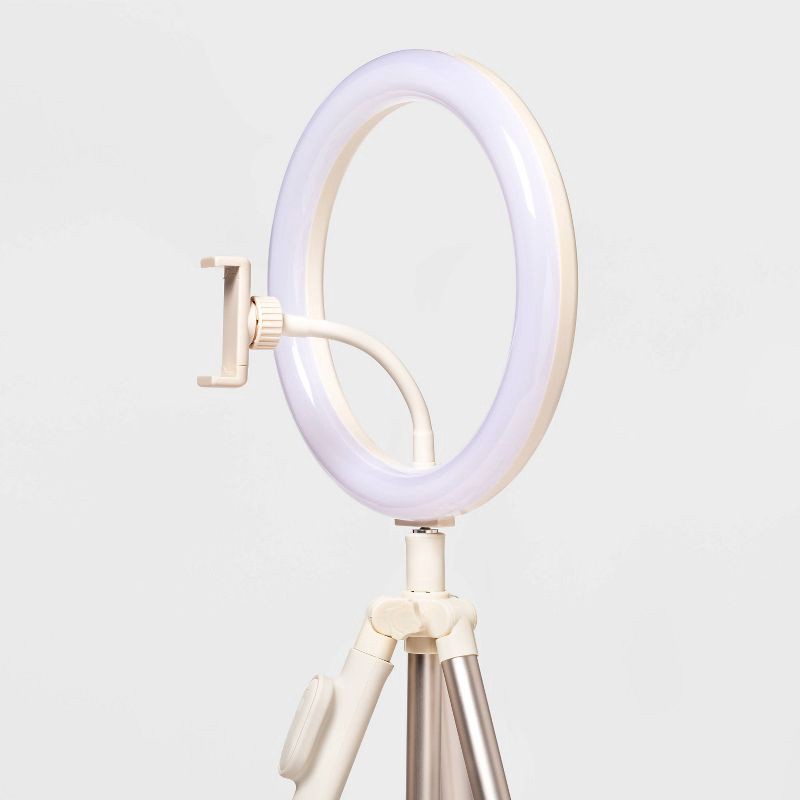 slide 3 of 4, Ring Light with Tripod - heyday™ Stone White, 1 ct