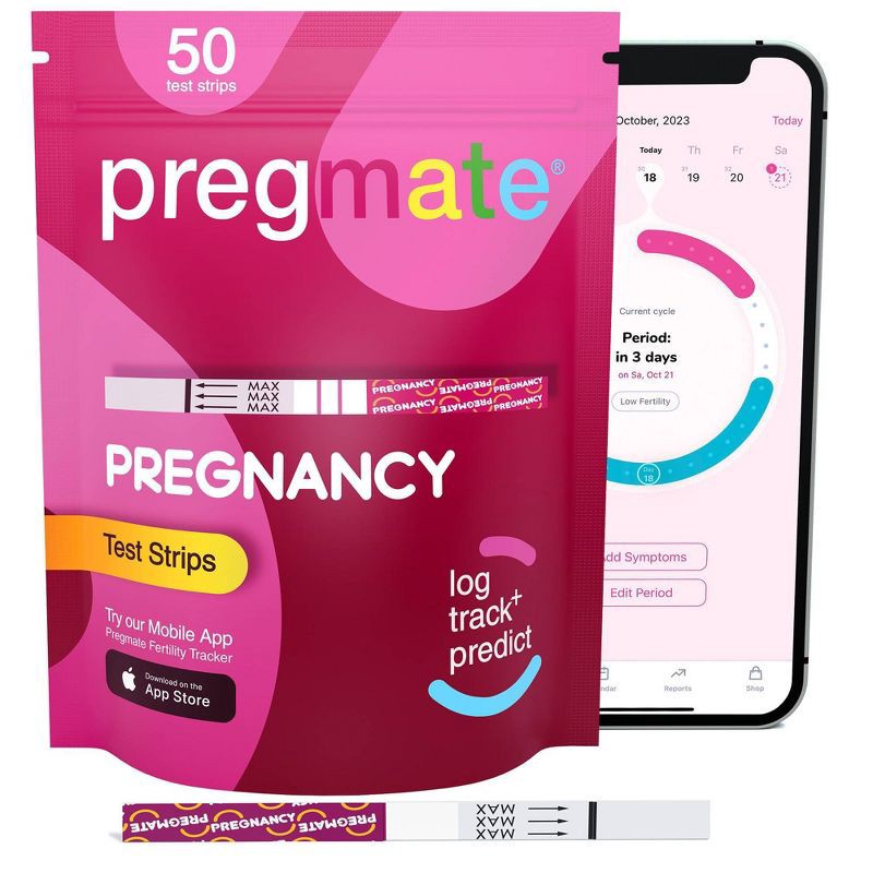 slide 5 of 6, Pregmate Pregnancy Test Strips - 50ct, 50 ct