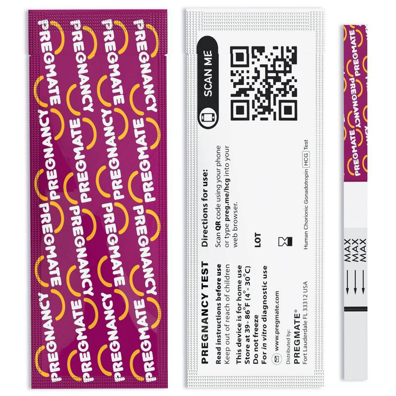 slide 4 of 6, Pregmate 50 Ovulation and 20 Pregnancy Test Strips, 1 ct