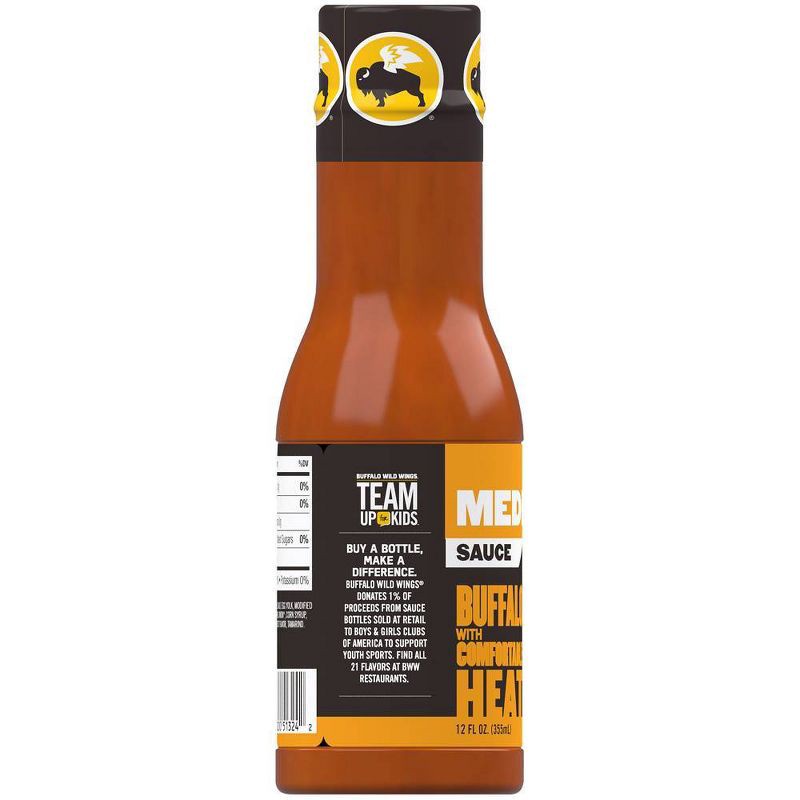 slide 2 of 12, Buffalo Wild Wings Medium Sauce - 12oz, 12 oz