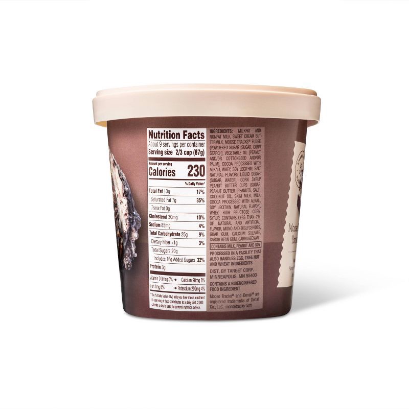 slide 3 of 4, Moose Tracks Ice Cream - 1.5qt - Favorite Day™, 1.5 qt