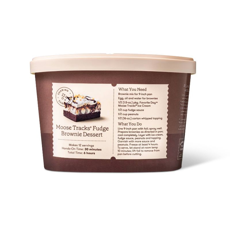 slide 4 of 4, Moose Tracks Ice Cream - 1.5qt - Favorite Day™, 1.5 qt