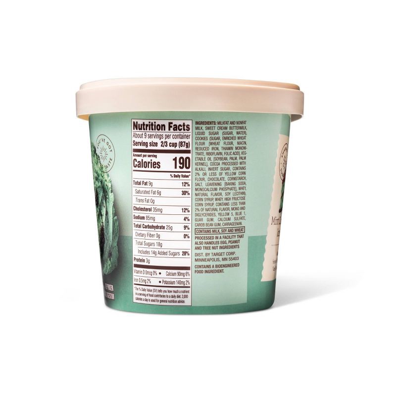 slide 2 of 4, Mint Cookies & Cream Ice Cream - 48oz - Favorite Day™, 48 oz