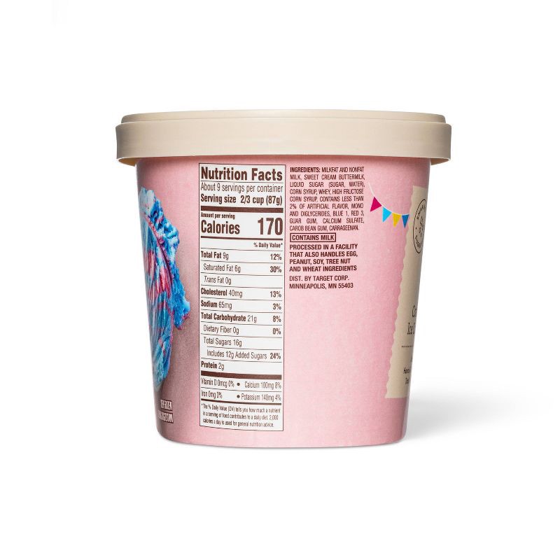 slide 2 of 4, Cotton Candy Ice Cream - 1.5qt - Favorite Day™, 1.5 qt