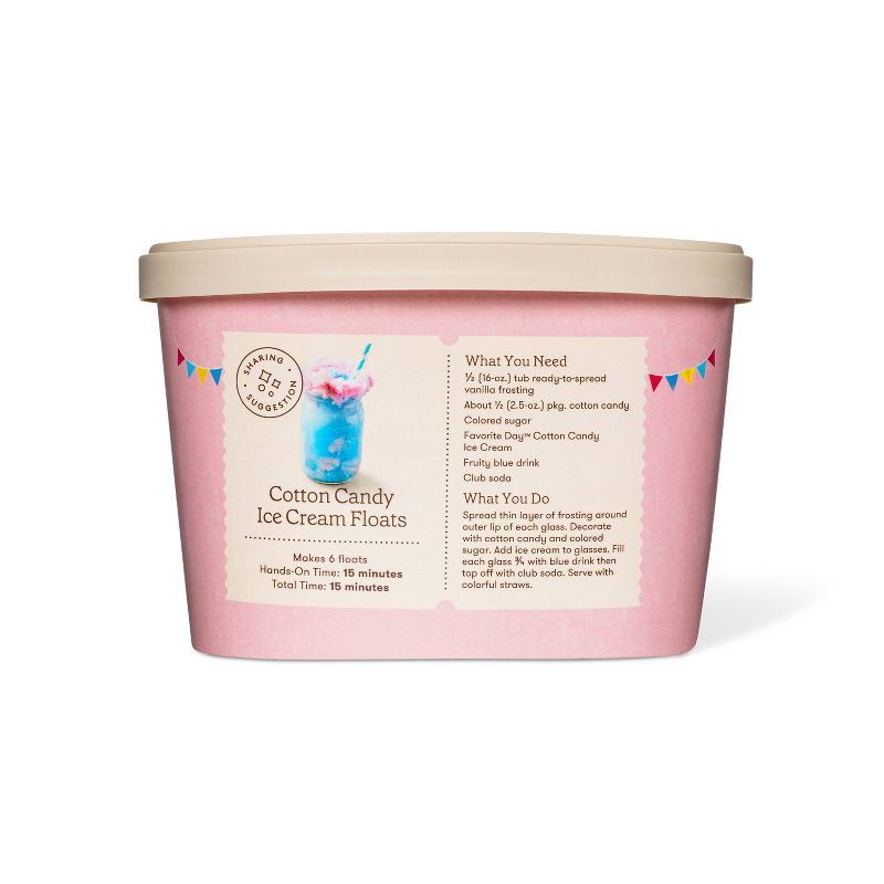 slide 4 of 4, Cotton Candy Ice Cream - 1.5qt - Favorite Day™, 1.5 qt