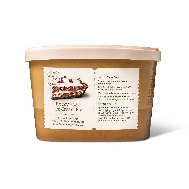 slide 3 of 4, Rocky Road Ice Cream - 1.5qt - Favorite Day™, 1.5 qt