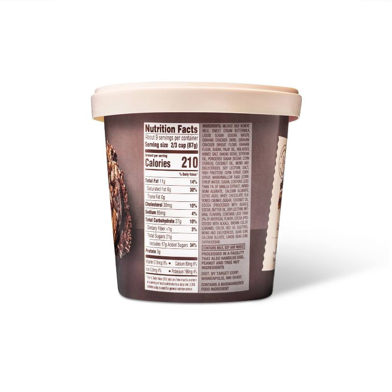 slide 3 of 4, S'mores Ice Cream - 1.5qt - Favorite Day™, 1.5 qt