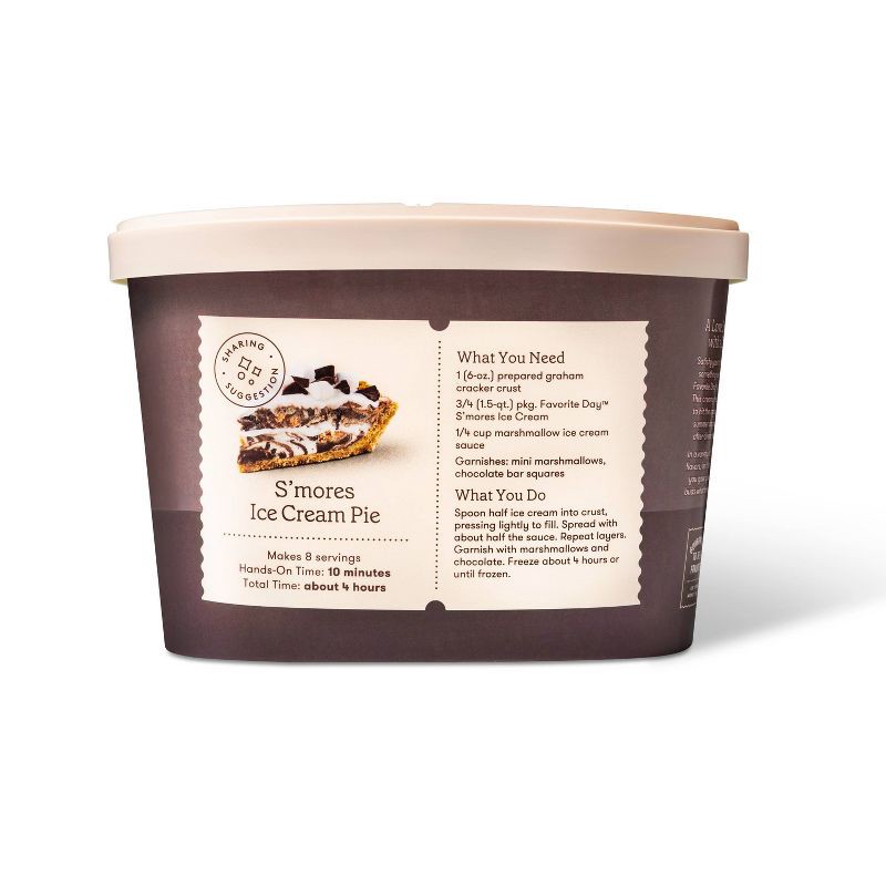 slide 4 of 4, S'mores Ice Cream - 1.5qt - Favorite Day™, 1.5 qt