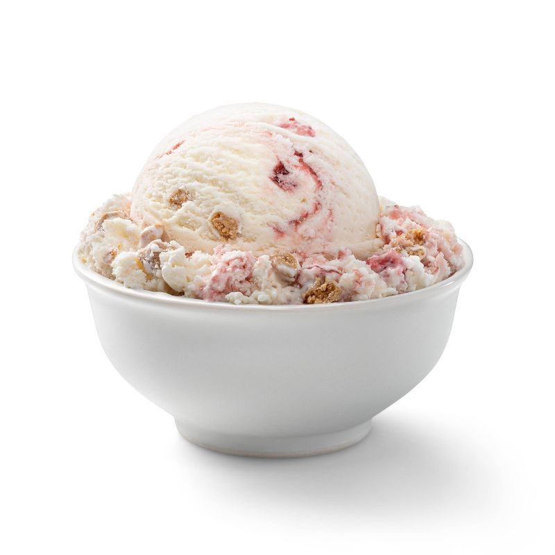 slide 2 of 4, Strawberry Cheesecake Ice Cream - 48oz - Favorite Day™, 48 oz