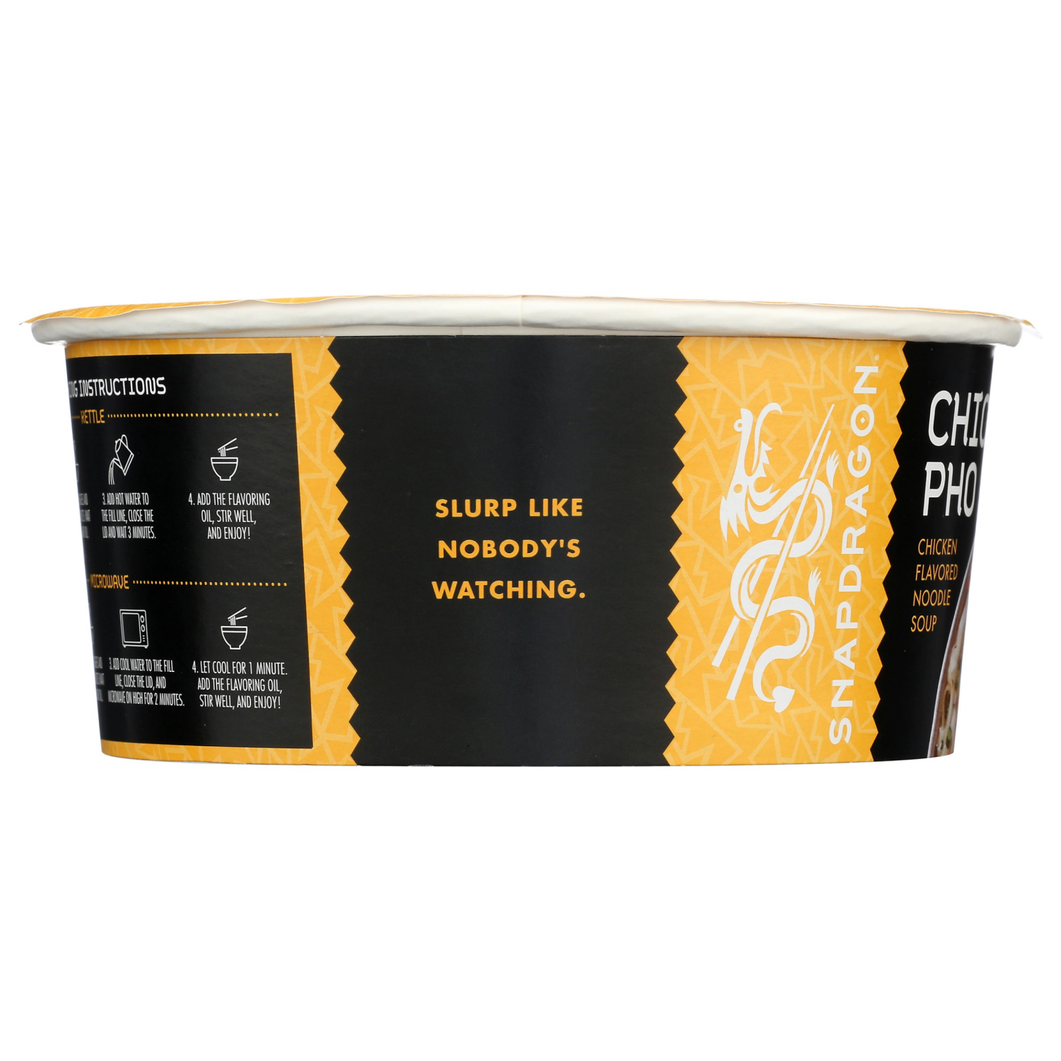 slide 3 of 3, Snapdragon Soup Bowl, Rice Noodle, Medium, Japanese Sesame, 2.1 oz