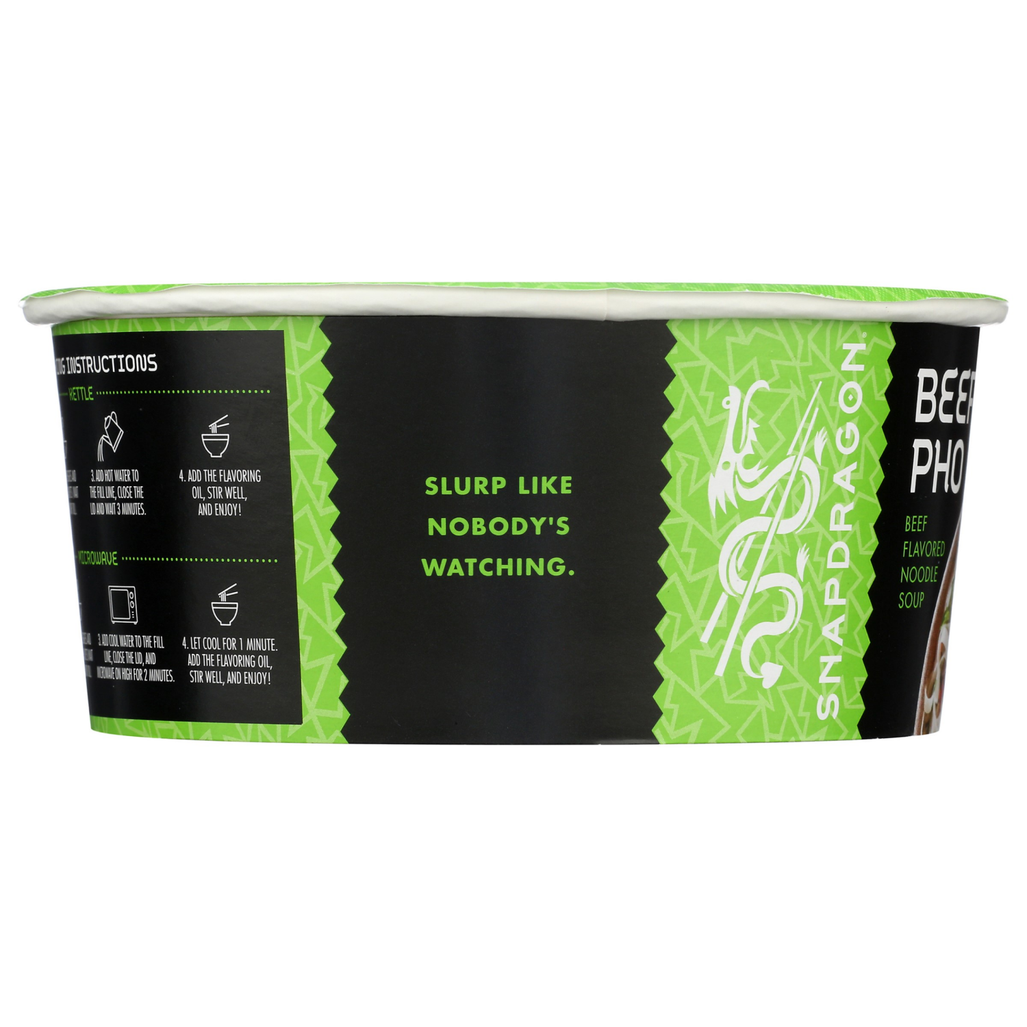 slide 4 of 4, Snapdragon Vietnamese Beef Pho Instant Noodle Soup, 2.1 oz