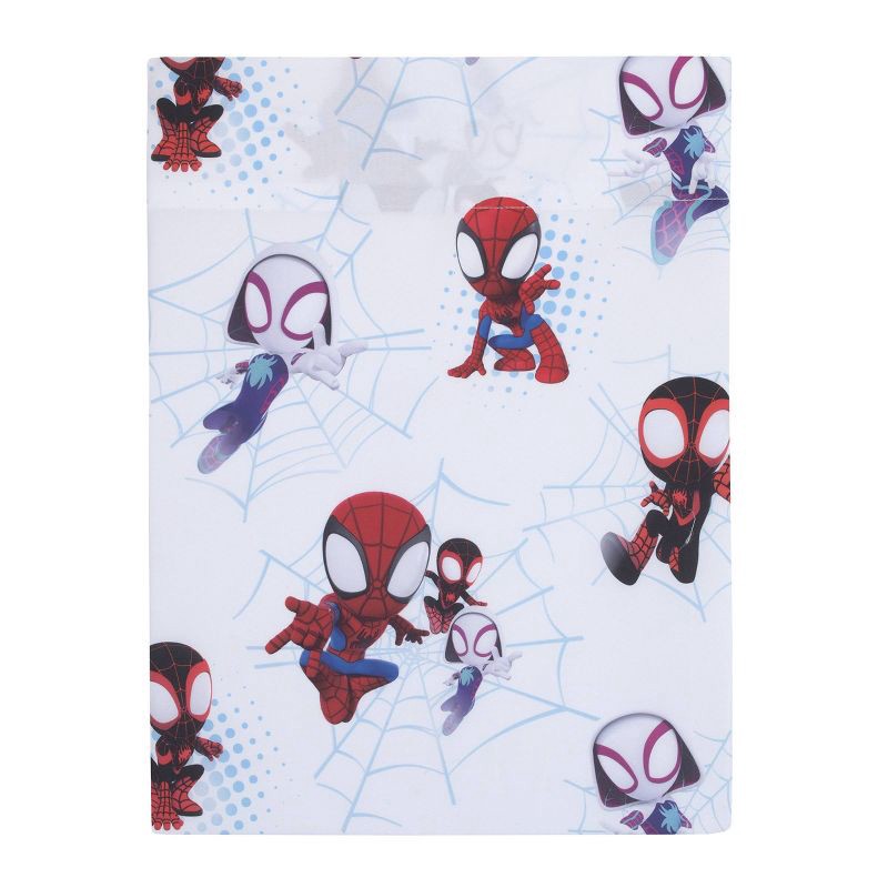 4pc Toddler Spidey and His Amazing Friends Reversible Bed Set