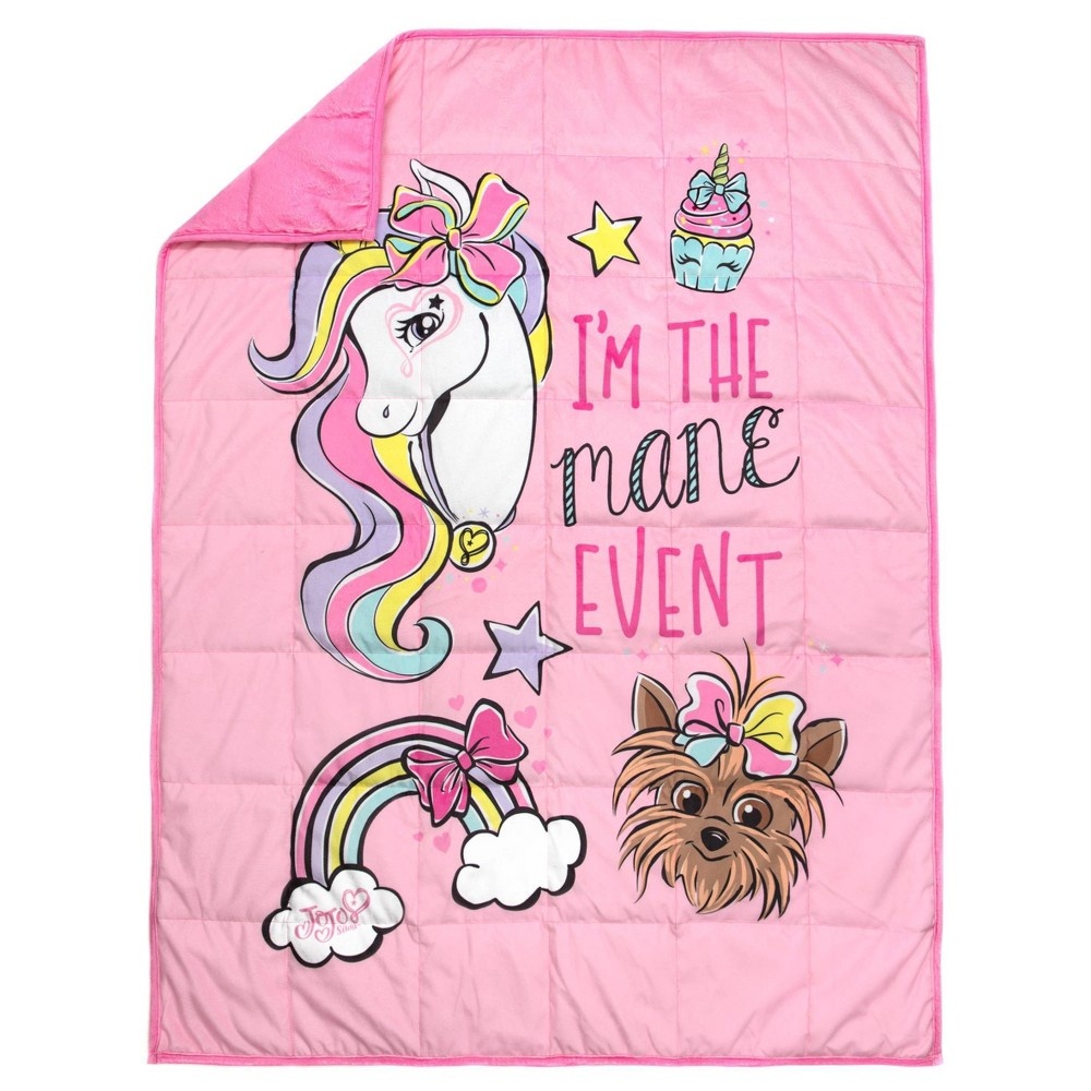 slide 2 of 5, JoJo Siwa Weighted Blanket, 1 ct