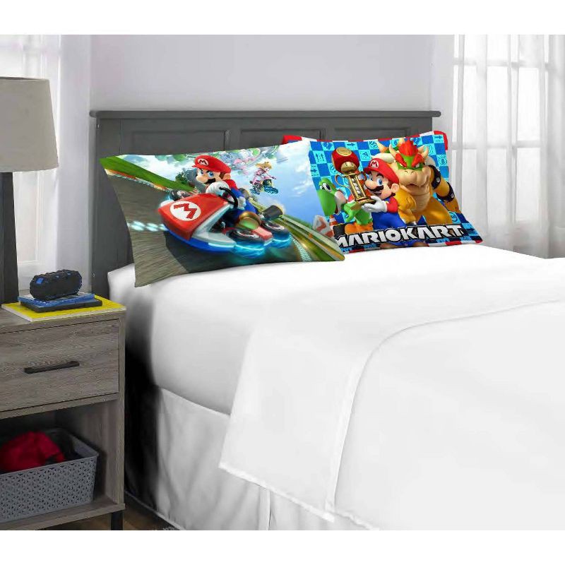 slide 3 of 3, Super Mario Kids' Pillowcase, 1 ct