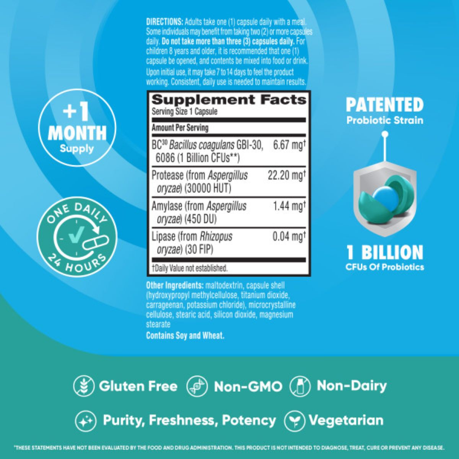 slide 2 of 3, Schiff Digestive Advantage Intensive Bowel Support, 32 ct
