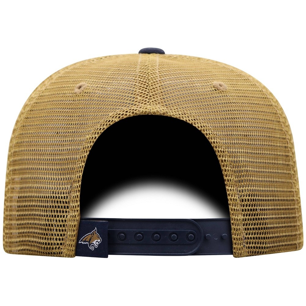 NCAA Montana State Bobcats Men's Striped with Hard Mesh Snapback Hat 1